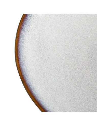 Assiettes creuses Olympia Drift gris 260mm - lot de 4