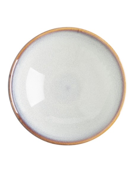 Bols évasés Olympia Drift gris uni 155 mm - lot de 6