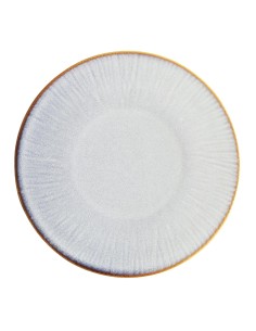 Assiettes plates Olympia Drift gris 220 mm - lot de 6