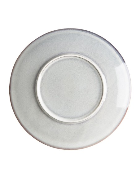 Assiettes plates Olympia Drift gris 280 mm - lot de 4