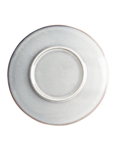 Assiettes plates Olympia Drift gris 220 mm - lot de 6