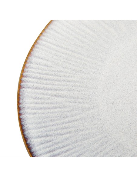 Assiettes plates Olympia Drift gris 280 mm - lot de 4