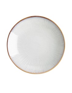 Assiettes creuses Olympia Drift gris 260mm - lot de 4