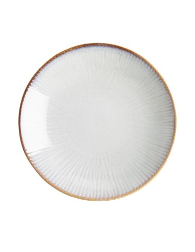 Assiettes creuses Olympia Drift gris 260mm - lot de 4
