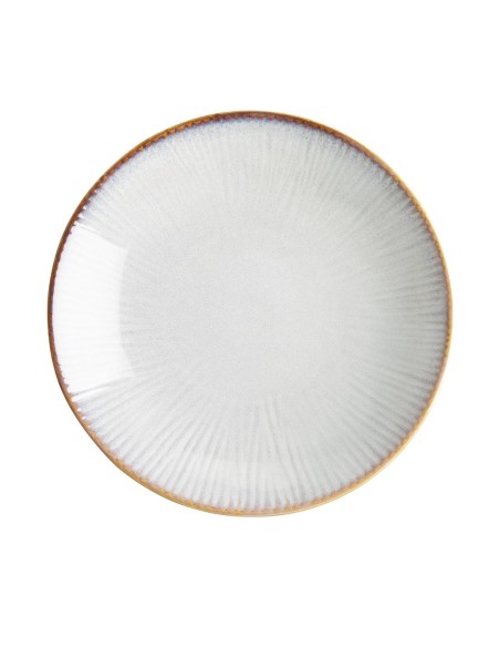 Assiettes creuses Olympia Drift gris 260mm - lot de 4