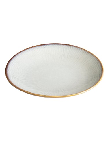 Assiettes creuses Olympia Drift gris 260mm - lot de 4