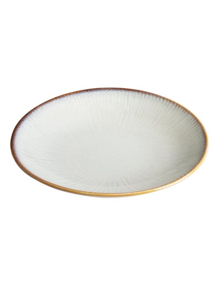 Assiettes creuses Olympia Drift gris 260mm - lot de 4