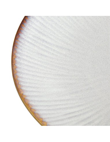 Assiettes creuses Olympia Drift gris 260mm - lot de 4