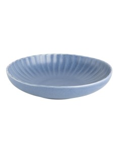 Assiettes calottes Olympia Corallite bleues 220mm - lot de 6