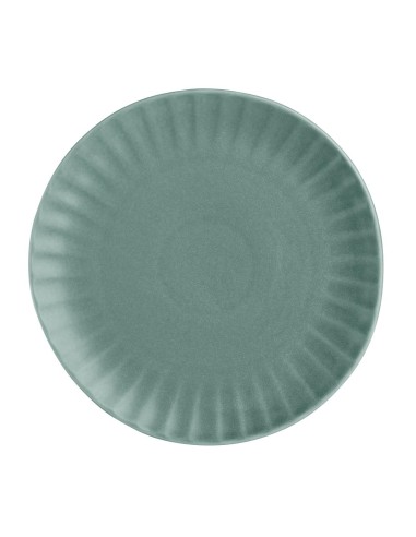 Assiettes plates Olympia Corallite vertes 280 mm - lot de 6