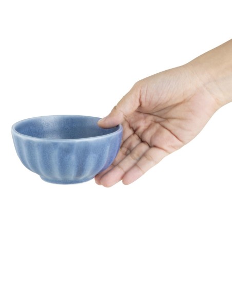 Bols profonds Olympia Corallite bleu 105x55 mm - lot de 12