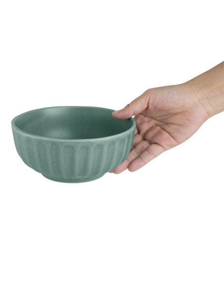 Bols profonds Olympia Corallite verts 150x65 mm - lot de 6