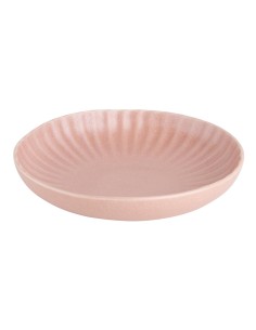 Assiettes calottes Olympia Corallite rose 220x50 mm - lot de 6