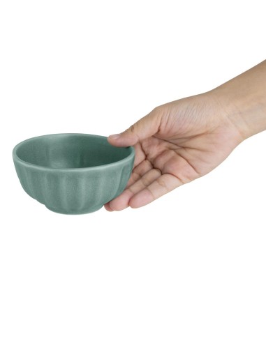 Bols profonds Olympia Corallite verts 105x55 mm - lot de 12