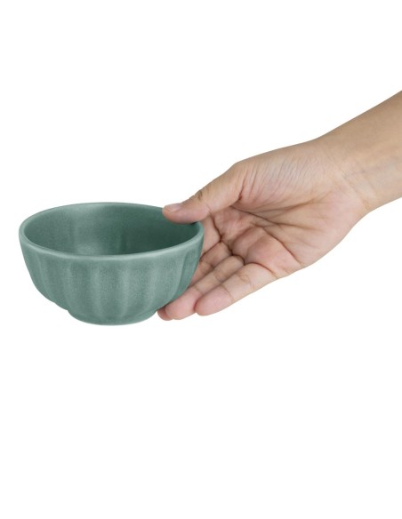 Bols profonds Olympia Corallite verts 105x55 mm - lot de 12