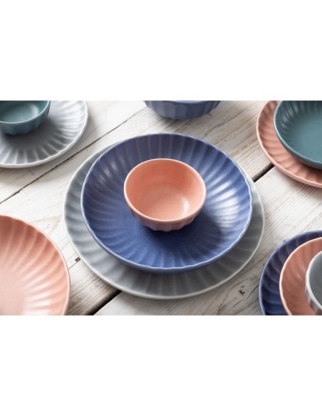 Bols profonds Olympia Corallite rose 105x55 mm - lot de 12