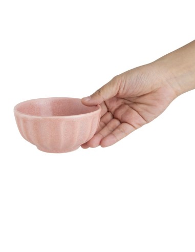Bols profonds Olympia Corallite rose 105x55 mm - lot de 12
