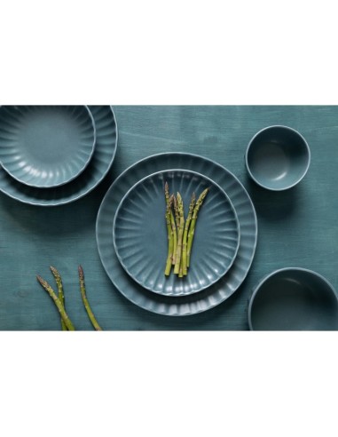 Assiettes calottes Olympia vertes 160x40 mm - lot de 6