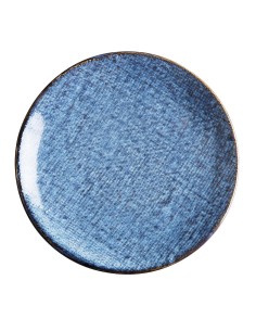Assiettes plates Olympia Denim Blue 180mm - lot de 6