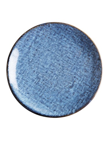 Assiettes plates Olympia Denim Blue 180mm - lot de 6