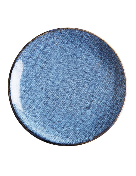 Assiettes plates Olympia Denim Blue 180mm - lot de 6