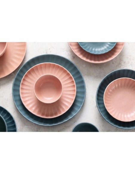 Bols profonds Olympia Corallite rose 105x55 mm - lot de 12