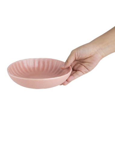 Assiettes calottes Olympia Corallite 160x40 mm - lot de 6
