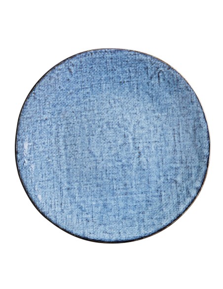 Assiettes Olympia Denim Blue 285 mm - lot de 4