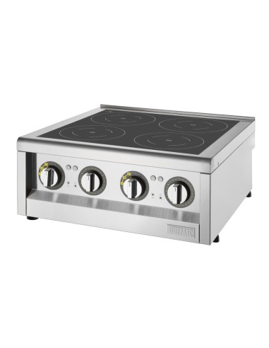 Plaque induction Buffalo Série 600 - 4 zones 2x3kW