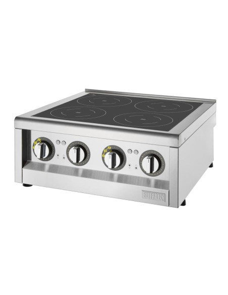 Plaque induction Buffalo Série 600 - 4 zones 2x3kW