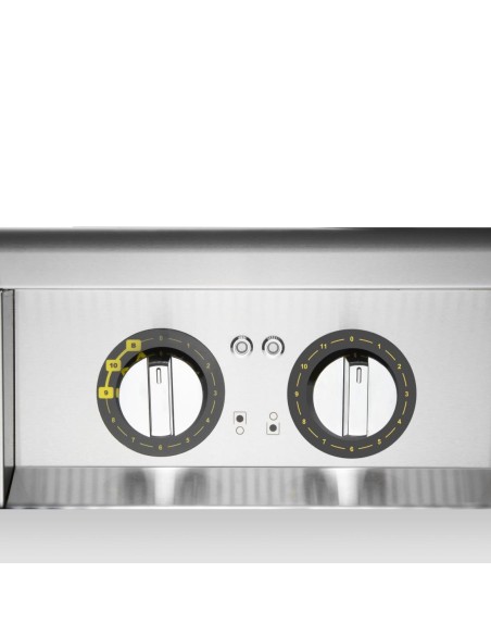 Plaque induction double zone Buffalo 3kW - 600mm