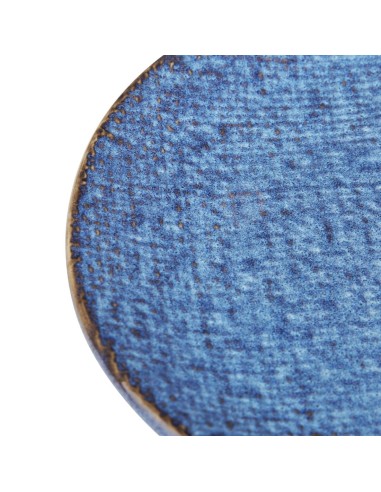 Assiettes plates Olympia Denim Blue 180mm - lot de 6