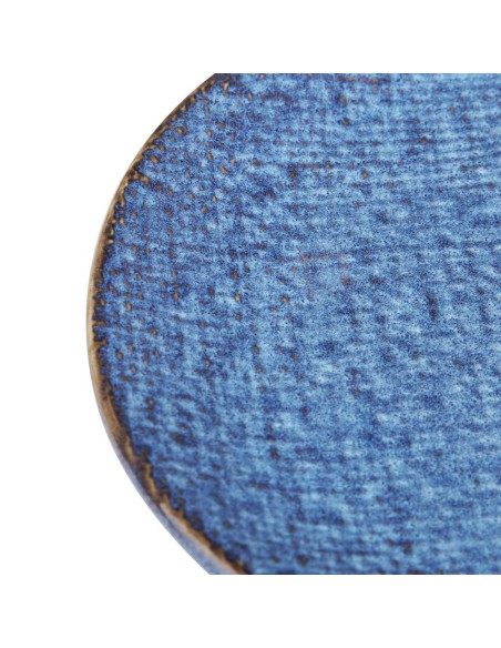 Assiettes plates Olympia Denim Blue 180mm - lot de 6