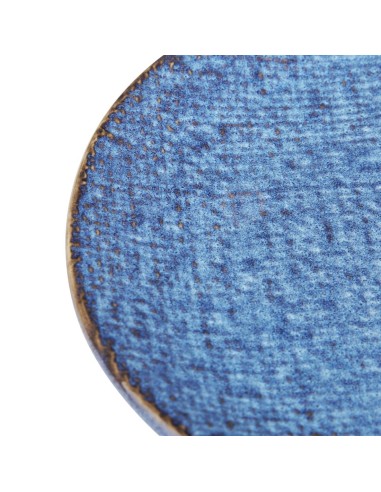 Assiettes plates Olympia Denim Blue 230 mm - lot de 6