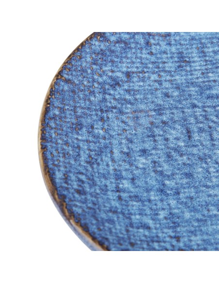 Assiettes plates Olympia Denim Blue 230 mm - lot de 6