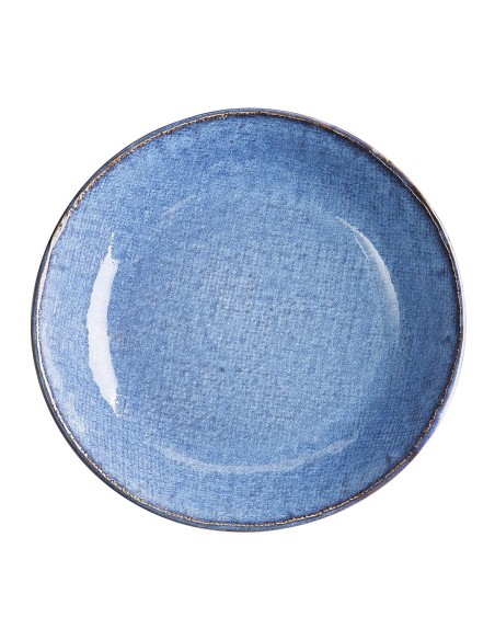 Bols plats Olympia Denim Blue 220mm - lot de 6