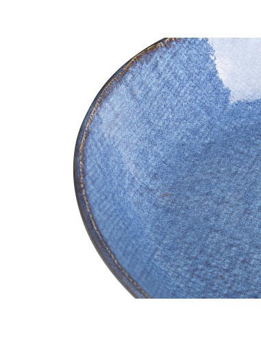 Bols plats Olympia Denim Blue 220mm - lot de 6