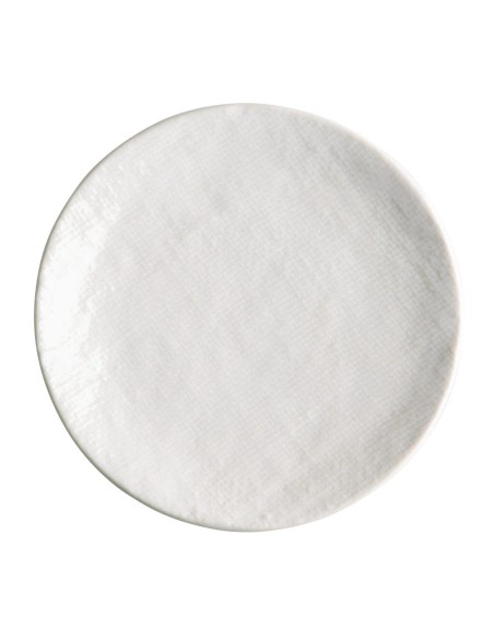 Assiettes plates Olympia Denim White 285 mm - lot de 4