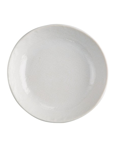 Bols plats Olympia Denim White 220 mm - lot de 6