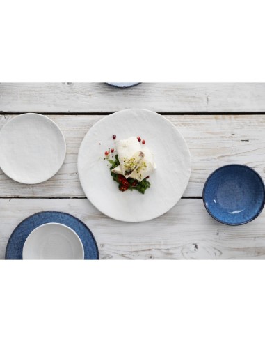 Bols plats Olympia Denim Blue 160mm - lot de 6