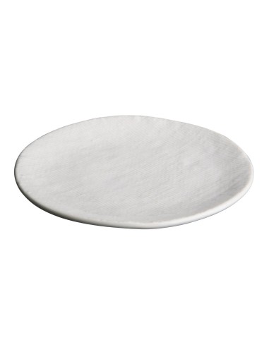 Assiettes plates Olympia Denim White 285 mm - lot de 4