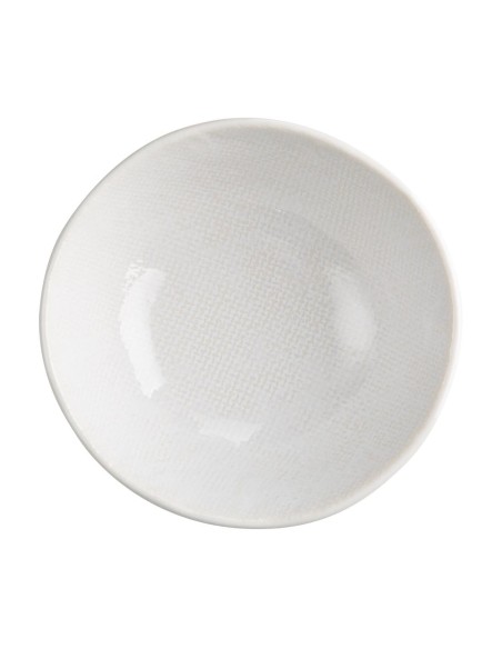 Bols Plats Olympia Denim White 160mm - lot de 6