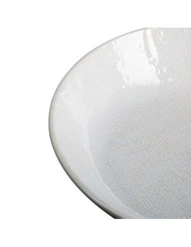 Bols plats Olympia Denim White 220 mm - lot de 6