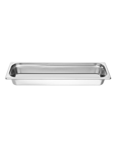 Plateau inox GN 2/4 Vogue 65 mm - 162 x 530 mm