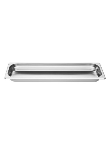 Plateau inox GN 2/4 Vogue 40mm - Durable et empilable