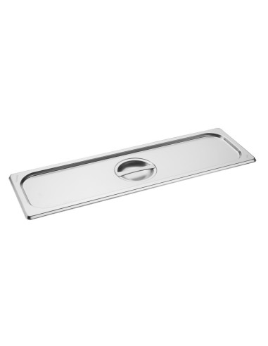 Couvercle inox Vogue GN 2/4 - Universel en acier 201
