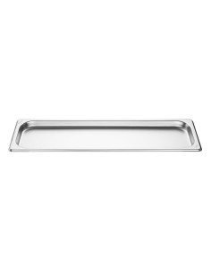 Plateau inox GN 2/4 Vogue 20mm - Durable et empilable