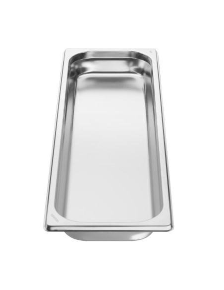 Plateau inox GN 2/4 Vogue 40mm - Durable et empilable