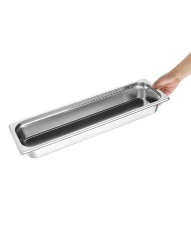Plateau inox GN 2/4 Vogue 65 mm - 162 x 530 mm