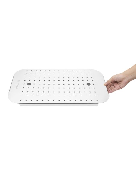 Égouttoir inox Vogue GN 1/1 - Durable et pratique